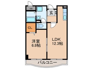 サンパティ－クフロ－ルの物件間取画像